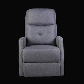 LuxuryForm DESIGN Elektricky polohovateľné televízne kreslo SEMIR - šedé