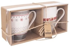 Orion Porcelánový hrnek Christmas 340 ml, 2 ks
