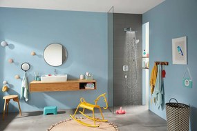 Hansgrohe Talis E, umývadlová batéria 110 s odtokovou súpravou Push–Open, chrómová, HAN-71711000