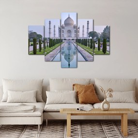 Obraz - Taj Mahal za východu slnka (150x105 cm)
