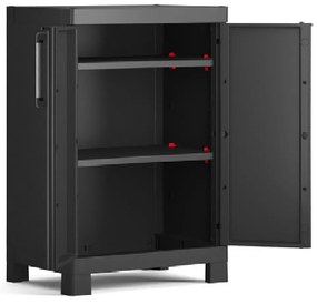 KIS Skriňa DETROIT nízka 65 cm, čierna