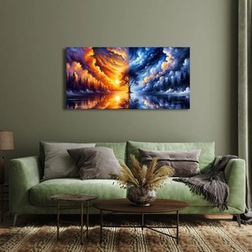 Obraz magický strom života v krajine