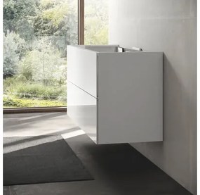 Kúpeľňová skrinka pod umývadlo KEUCO Edition 11 biela lesklá 140 x 70 x 53,5 cm 31362300000