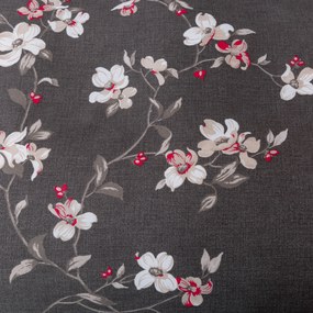 Flanelové obliečky z mikrovlákna BLOSSOM sivé Rozmer obliečky: 70 x 90 cm | 140 x 200 cm
