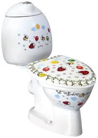 Sapho Sapho, KID detské WC kombi vr.nádržky, zadný odpad, farebná potlač, CK311.400.0F