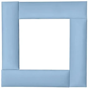 Čalúnený nástenný panel FRAME KRONOS 15x90 cm Farba: Svetlomodrá