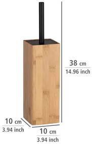 WENKO 23985100 - WC kefa PADUA 10x38 cm hnedá/čierna