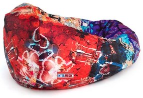 INTERMEDIC SK Sedací vak Mega Sako Modern Polyester - DG57 - Graffiti