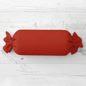 Biante Vankúš valec bonbon Rongo RG-088 Tehlovo červený 15x80 cm