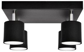 Bodové svietidlo PUNTA 4xGX53/10W/230V čierna