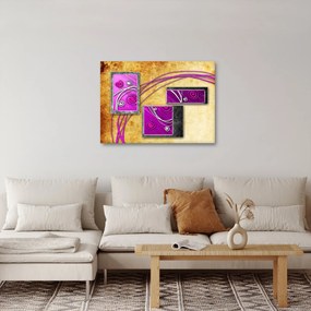 Obraz abstrakcie (70x50 cm)