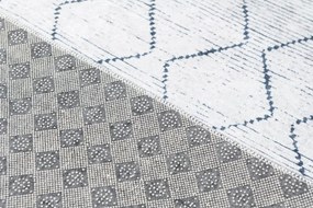 Svetlý sivý moderný koberec s jednoduchým vzorom Šírka: 80 cm | Dĺžka: 150 cm