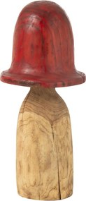 Prírodné drevená dekorácia huba Mushroom XL - Ø 35*70 cm