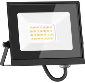 Mexen Luxpro+ LED reflektor, 20W, Studená - 6500K, 2200 lm, čierna - L231-020-65-70