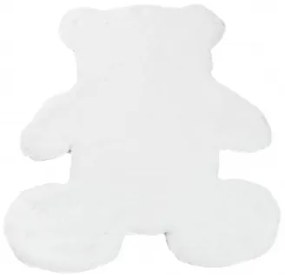 Koberček RABBIT FUR TEDDY BEAR biely