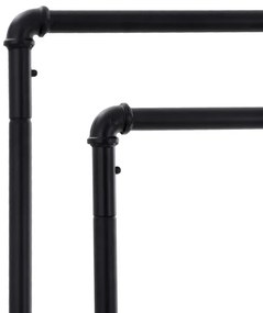 Mobilný stojanový vešiak LINEA čierny