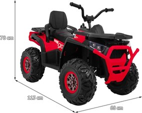 Ramiz Štvorkolka ATV Desert Červená
