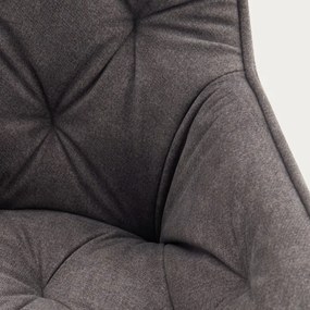 Jedálenská stolička FUSSY sivá 765834