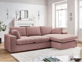 Ružová rohová pohovka Belair – Bobochic Paris
