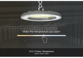 LED Priemyselné svietidlo High Bay LED/100W/230V 3000/4000/6500K IP65 ø 23,5 cm