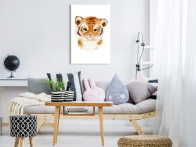 Artgeist Obraz - Little Tiger (1 Part) Vertical Veľkosť: 60x40, Verzia: Premium Print
