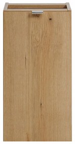 Závěsná skříňka pod umyvadlo Nova Oak 90 cm černá/dub coast evoke