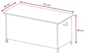 Úložný ratanový box ELEGANZA hnedý