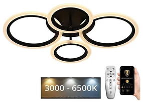 Brilagi - LED Stmievateľný prisadený luster ORBITS LED/50W/230V 3000-6500K + DO BG0933