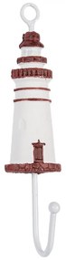 Nástenný háčik zdobený majákom Lighthouse Nautic - 4*4*18 cm