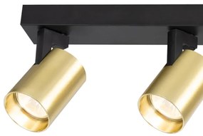 Bodové svietidlo VOLF 3xGU10/10W/230V zlatá/čierna