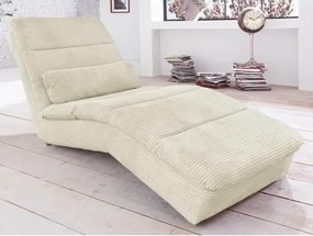 Relaxačné lehátko Yankee, béžová štruktúrovaná látka%