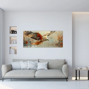 Obraz - Dravý vták (120x50 cm)
