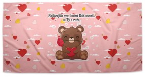 Sablio Uterák Najkrajšia vec, ktorú Boh stvoril, si Ty a ruže - 50x100 cm