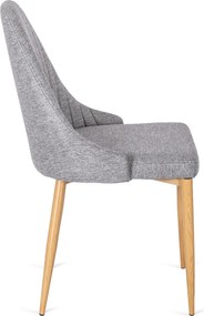 Čalouněná jídelní židle TORINO šedá