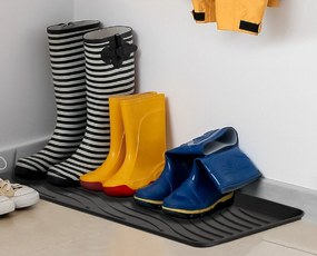 Odkvapkávač na topánky, podložka ANTI-DROPS XXL, antracit 78 x 38 cm