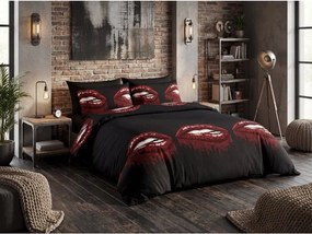 Obliečky z mikrovlákna ROUGEA čierne Rozmer obliečky: 70 x 80 cm | 140 x 200 cm