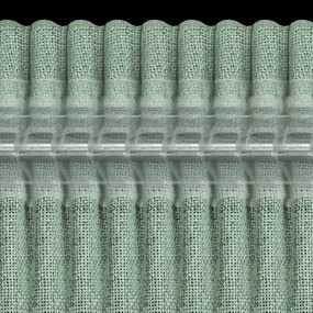 ZÁVES NA PÁSKE JULA2 140X270 CM TMAVOZELENÁ