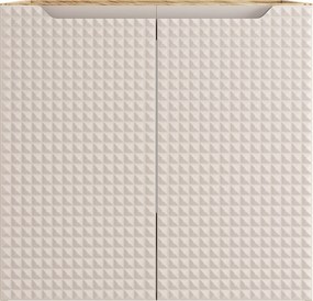 Comad Kúpeľňová skrinka pod umývadlo Luxor Beige 60 béžová/dub olejovaný