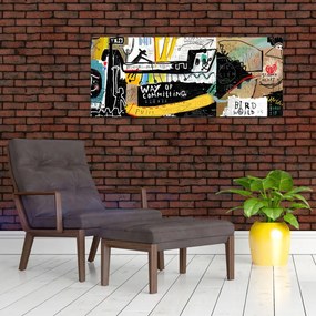 Obraz - Graffiti (120x50 cm)