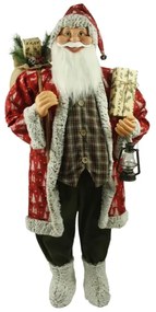 Dekorácia Santa Claus Tradičný vzorovaný 150cm