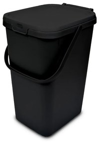 Čierny plastový odpadkový kôš 18 l – Addis