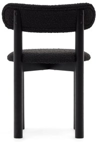 Čierne jedálenské stoličky v súprave 2 ks Nebai – Kave Home