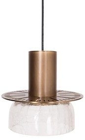 MAXLIGHT P0530 - LED Luster na lanku SIGNATURE LED/8W/230V pr. 15 cm mosadz/číra