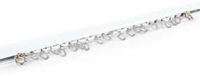 Gardinia Koľajnička U-Ext rozťažná komplet 110 - 200 cm, biela, 110 - 200 cm