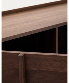 Hnedá komoda v dekore orecha 200x80x45 cm Onix – Kave Home