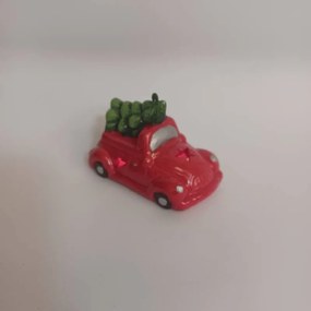 DECOLED Keramické auto, 9,5 x 5,7 x 6,2 cm, teplá biela, 2XLR44