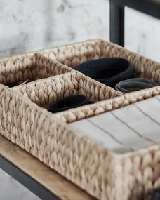 Úložný kôš Store Natural s priehradkami 12 x 40 cm