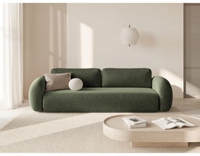 Zelená ženilková rozkladacia/s úložným priestorom pohovka 262 cm Tonale – Cosmopolitan Design