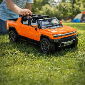 KIK Rastar 93000 Hummer EV RC auto na diaľkové ovládanie, 1:16, oranžové