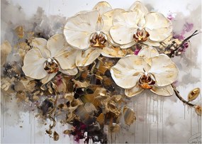 Sklenený obraz - Orchidey (70x50 cm)